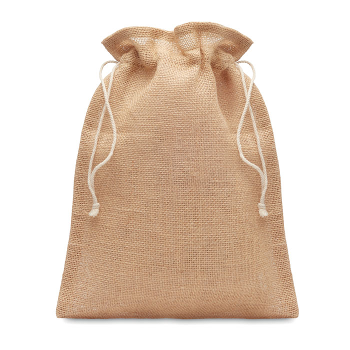 Sac pochon à cordon en jute - 3 formats - POCHE JUTE - Vertlapub